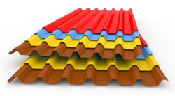 Разнообразные цвета металлического профлиста для внешней обшивки балкона