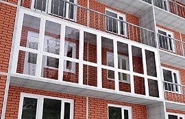 Устройство французского балкона из пластиковых окон