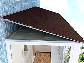 Конструкция крыши из профлиста – Фото 3
